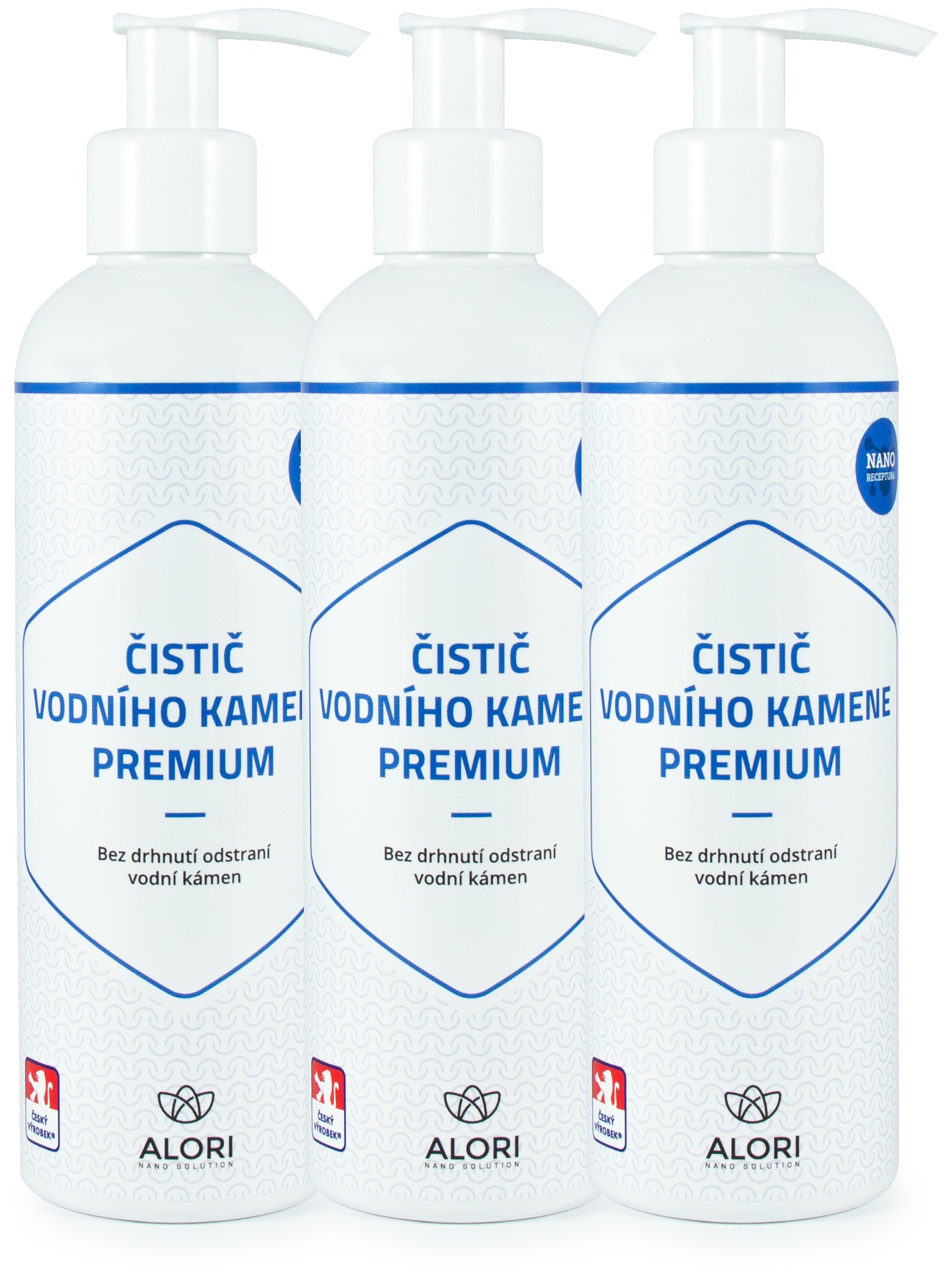 Balíček 3 kusů Čističe vodního kamene PREMIUM