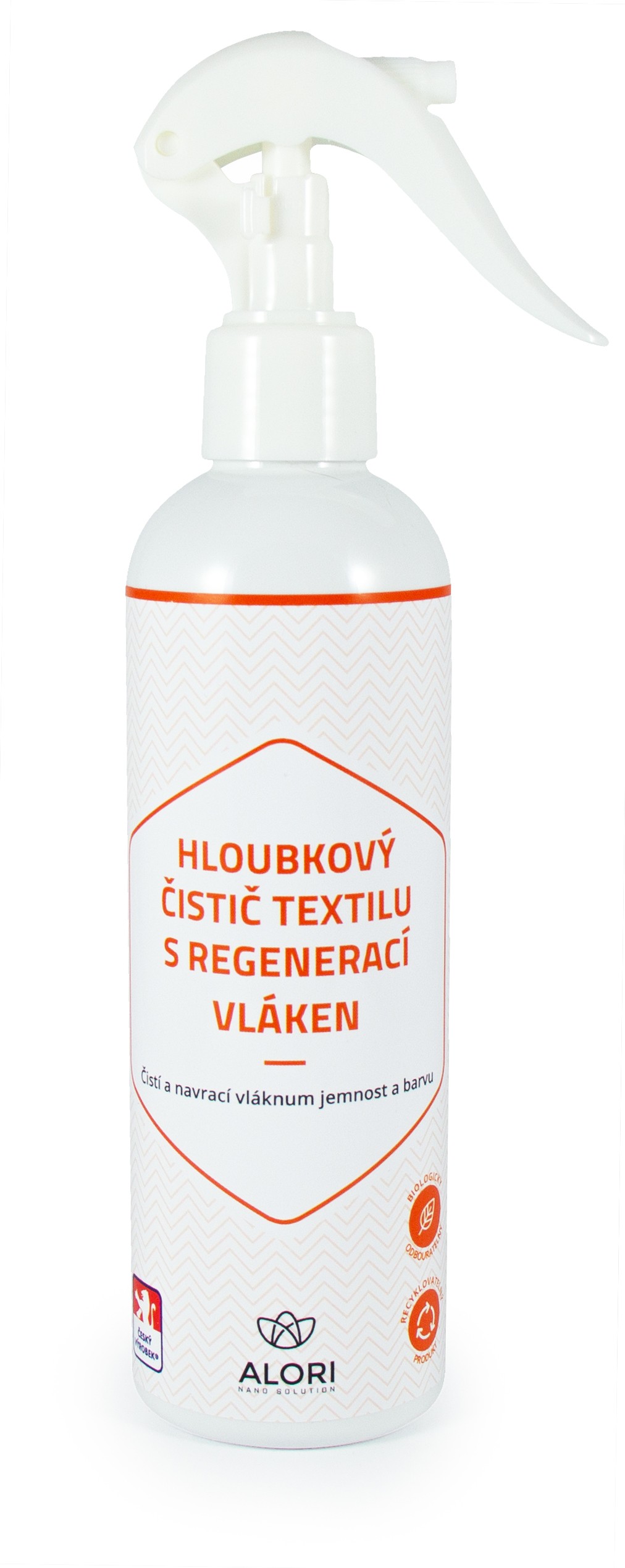 Hloubkový čistič textilu s regenerací vláken